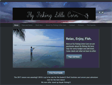 Tablet Screenshot of flyfishinglittlecorn.com